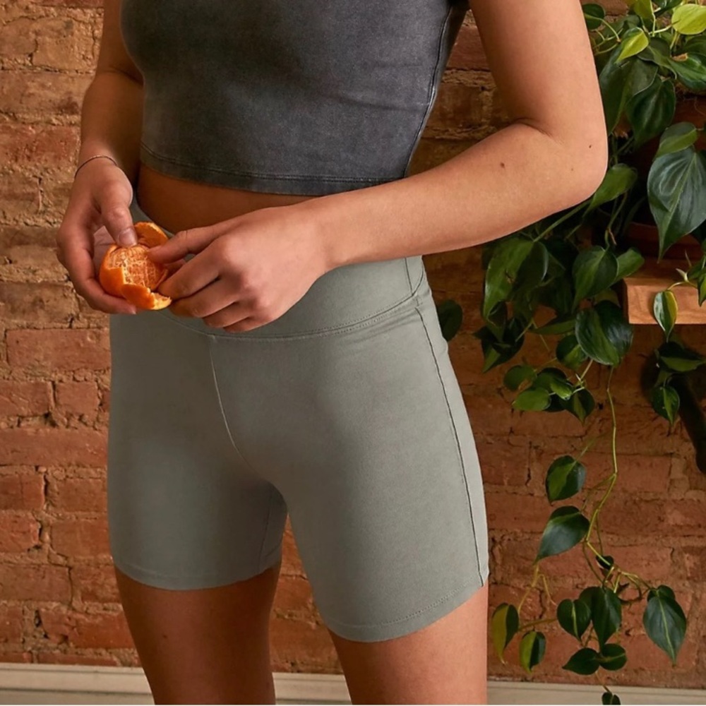 FP Movement By Free People Green Biker Shorts Size Medium